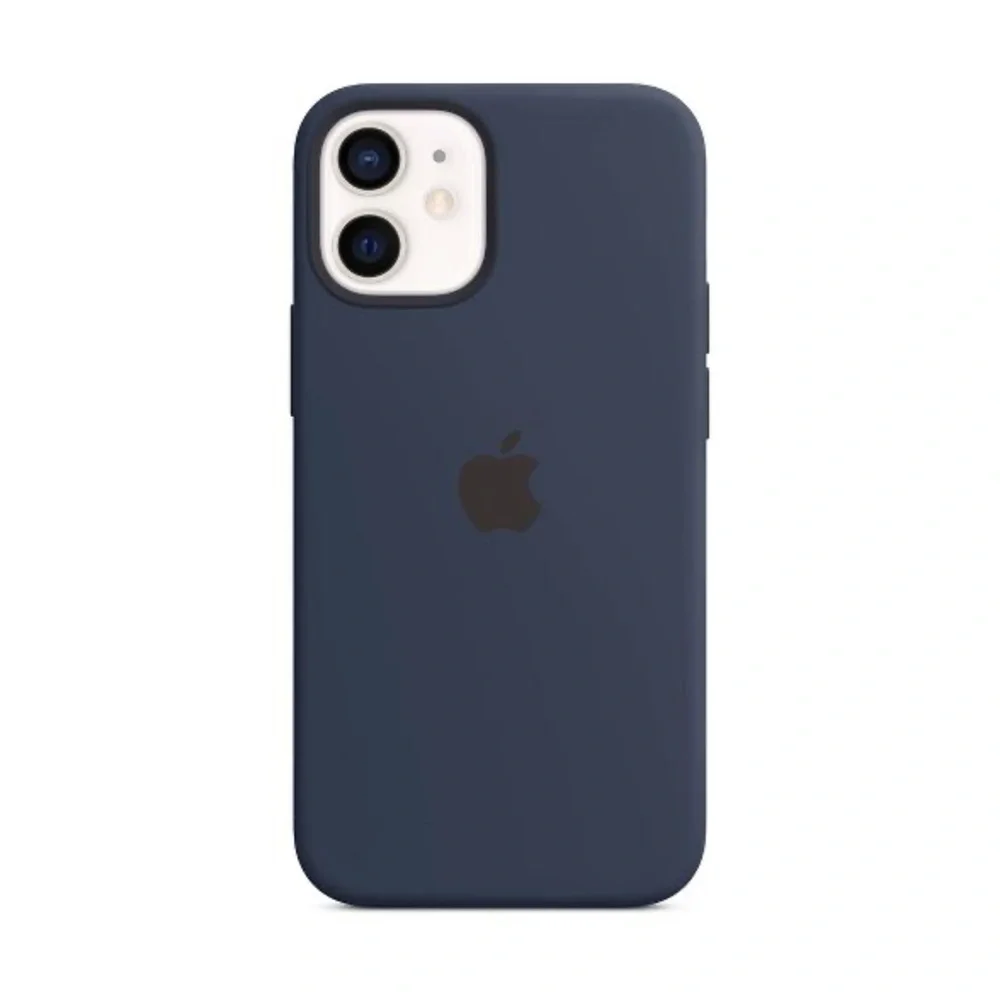 Apple iPhone 12 mini Silicone Case with MagSafe, Deep Navy